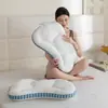 Nueva Almohada de Nube Tejida para Uso en el Hogar, Residencias Estudiantiles y Hoteles; Almohada de Soporte Cervical, Núcleo de Almohada para Ayudar a Dormir, Específica para Hotel