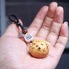 Tallado en madera de tuya Colgante llavero de los doce animales del zodiaco Atracción turística Puesto callejero Mercado nocturno Recuerdo de decoración cultural y de entretenimiento