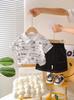 Tops de Verano para Niños 2025 Nuevo Estilo Moderno Casual Polos para Niños Bebé Estilo Coreano Verano Manga Corta Tendencia