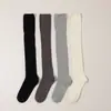 Calcetines de Mujer Miu para Otoño e Invierno por Encima de la Rodilla Calcetines Gruesos Térmicos Forrados de Felpa Rodilleras Antideslizantes Micro-Presión Calcetines Altos por Encima de la Rodilla