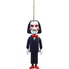 Nuevo Adorno Colgante de Terror para Árbol de Navidad Plano Colgante para Coche Decoración Personaje de Halloween Horror Zombi Colgante Regalo
