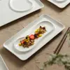 Prato Ocidental Dehua Prato de Sushi Prato Criativo Hotel Restaurante Louça Especial Pratos de Humor Pratos Frios Prato Salah
