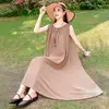 Vestido Lindo Super Estiloso e Único, Novo Verão 2026 Sem Mangas de Algodão e Seda para Festa na Praia com Toque de Luxo