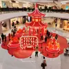 Instalación Decorativa Temática Navideña Arreglo de Atmósfera para Centro Comercial Punto Fotográfico Decoración Comercial Escenografía Accesorios Impermeable para Exteriores