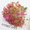 Buquê Simulados de Mosquitinho para Sessão de Fotos, Estilo Pastoral, Decorações Simuladas de Violeta e Girassol, Flores Artificiais Frescas