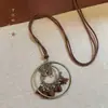 Collar Bohemio Marrón con Borlas para Mujer Estilo Vintage y Étnico Nuevo Estilo Chino Cadena Larga de Lana Accesorios