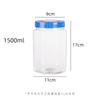 Botella de Almacenamiento de Granos de Plástico de Grado Alimenticio para Cocina con Tapa Tarro Sellado Transparente Grueso para Miel Pepinillos