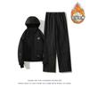 Conjunto de Traje de Esquí Nuevo de Moda Resistente al Agua con Cremallera y Velcro Mágico, Talla Grande Unisex Chaqueta y Pantalones de Esquí
