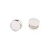 Estilo Coreano Venda Quente Moda Silicone Tampa de Protetor Auricular Aço Inoxidável Formato de Hambúrguer Brincos Pacotes de Orelha Brincos DIY Acessórios de Joias Lote