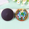 Ímã de Geladeira Zibo Madeira Shandong Cidade Turística Popular Atração Check-In Lembrança Cultural e Criativa Tendência Nacional Ímã de Geladeira
