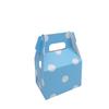 Caja de Dulces de Rayas Coloridas Tamaño Mini Niujiao Caja de Regalo de Boda Creativa Ola Arcoíris Punto Plegable Caja de Papel Simple