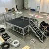 Escenario ensamblado de aleación de aluminio, escenario de altura ajustable para actuaciones de bodas, exposiciones y exhibiciones de autos