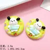 Bóia de Natação Cartoon Cor Sólida Animal Cola de Creme Caseira Acessórios de Resina DIY Faixa de Cabeça Grampo de Cabelo Capa Decorativa para Celular