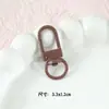 Llaveros pintados multicolores tipo caramelo accesorios para joyería DIY juguetes de peluche llaves de colores hebillas pequeñas de puerta al por mayor