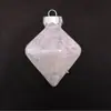 2026 Novo Produto Transfronteiriço Branco Transparente Colorido Formato Especial Bola Bola de Natal Pingente Decorações de Árvore de Natal