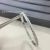 Pulsera Pequeña con Patrón de Diamantes, Versión Estrecha, Oro Rosa, Incrustada con Diamantes, Moderna y de Alta Gama, Nuevo Modelo para Mujer 2024