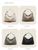 Bolso de Piel de Vaca de Primera Capa para Mujer Modelo Nuevo 2026 Bolso de Piel Genuina para Mujer con Acabado de Alta Gama, Bolso de Hombro de Nicho de Lujo Ligero, Bolso de Mano para Mujer