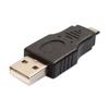 Adaptador USB2.0 A macho para Micro B macho AM/Micro BM V3 Preto