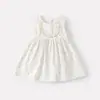 Conjunto de Vestido Chaleco Floral Estilo Nuevo Primavera 2026 para Bebés y Niños Pequeños, Elegante Conjunto de Dos Piezas de Vestido y Camiseta Interior para Niñas Bebé