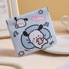 Bolsa cosmética com impressão de estilhaços bolsa portátil para armazenamento de batom pequena bolsa de mão mini bolsa interna pequena com fechamento automático