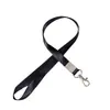 Porta-crachá de identificação em liga de alumínio metálico, porta-crachá de trabalho, tipo para pendurar no pescoço, cordão, crachá de ônibus para controle de acesso de funcionários