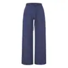 Venta al por mayor de ropa para mujer estilo europeo y americano transfronteriza 2026 otoño nuevo pantalones deportivos casuales retro americanos de cintura elástica de pierna recta