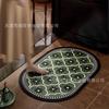 Alfombra de Baño de Barro Diatómico Simple para Inodoro Puerta de Inodoro Alfombra para Pies Antideslizante Suave Absorbente de Secado Rápido Alfombra para Puerta