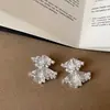 Saia super etérea com folhas de ginkgo, brincos de tarracha com zircônia para mulheres, design único, requintados e versáteis, adequados para o uso diário