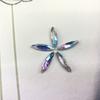 Amazon Transfronterizo Marcasas de Fondo Puntiagudo Chapadas en Plata, Calcomanías de Vidrio con Formas Especiales, Diamantes de Cristal, Accesorios de Joyería DIY