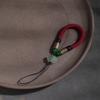 Cordão para Celular Imperial Sand Corda Curta para Pendurar no Pulso Anel Pulseira Pingente para Celular Tecido à Mão Masculino e Feminino Anti-perda