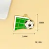 Accesorios de Colgante de Fútbol de la Copa del Mundo de Esmalte de Nueva Aleación Transfronterizos DIY Joyería Cadena de Teléfono Llavero Encanto