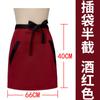 Delantal de media cintura con publicidad y logotipo personalizado, ropa de trabajo corta de moda coreana para camareros de restaurantes, hombres y mujeres.
