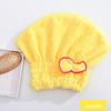 Touca de Cabelo Seco para Mulheres, Espessada, Super Absorvente, Secagem Rápida, Touca de Banho de Veludo Coral para Cabelo Comprido, Turbante Bonito com Laço, Toalha para Cabelo Seco