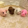 Llavero de lana hecho a mano con ganchillo, oso cachorro creativo, adornos para bolso, accesorios de ganchillo, colgante pequeño de punto DIY