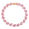 Pulseira de diamante de liga nova transfronteiriça Estilo Ins feminino Europeu e americano Design criativo Amor Pulseira geométrica Pulseira retrô