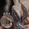 Lingerie Sexy Plus Size, Peça Única Transparente Sexy Puro Desejo Gola Halter Tela Transparente Costas Baixas Amarração Chemise