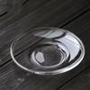 Platillo pequeño para el hogar, platillo para café, postre, aperitivo, plato para nueces, portavasos de té, posavasos de estilo europeo, platillo redondo pequeño de vidrio transparente