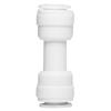 K1544 conexión rápida de 2 puntos de paso directo sin tarjeta junta de tubería de 1/4 purificador de agua doméstico PE de 2 puntos manguera de agua potable recta en ambos lados