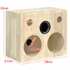 Altavoces de audio para coche de 4 pulgadas 5 pulgadas 6.5 pulgadas 8 pulgadas caja vacía para altavoz caja de madera maciza de dos vías caja de madera para altavoz de casa