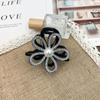 Grânula de Flor Elegante com Strass de Luxo Leve Prendedor de Cabelo Clipe Lateral de Moda Clipe para Franja Clipe Lateral Grampo de Cabelo com Strass Brilhante Acessórios de Cabelo para Mulheres