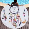 Fabricantes de toalhas de praia redondas personalizadas de microfibra macia absorvente criativa estampa da moda toalha de banho atacado transfronteiriço