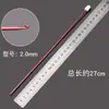 Directo del fabricante: Ganchillo de aleación de aluminio con mango largo 27cm Herramienta de tejido para el hogar, ganchillo de metal colorido de alta calidad