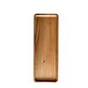 Transfronterizo Nuevo en stock Bandeja de madera de acacia japonesa Plato rectangular para cena Aislado Patrón de madera maciza Plato ovalado para pan