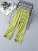 Pantalones finos de pijama para niños, holgados de modal, para niños y niñas, versátiles, a prueba de mosquitos, de verano, talla grande para niños y bebés, de seda de hielo, rectos