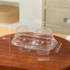 Caja para Cupcakes Transparente de Ampolla, Molde para Muffin, Caja de Empaque para Postres, Caja de Empaque para 1/2/4/6 Cupcakes