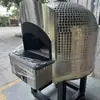 Horno de pizza 1050, puesto comercial exterior, horno de pizza eléctrico de leña frutal, horno de pizza italiano de alta temperatura