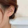 Pendientes de perlas para mujer, estilo coreano, otoño e invierno, clip para la oreja sin perforaciones, retro, sencillos, personalizados, pendientes con clip para el hueso de la oreja, venta al por mayor