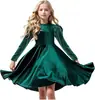 Vestido Casual de Manga Larga con Volantes para Niña 2026 Primavera y Otoño Vestido de Princesa Atuendo para Fiesta Navideña y Actuación Transfronterizo
