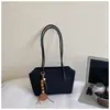 Bolso de hombro retro simple casual estilo coreano para mujer, nuevo modelo 2026, texturizado y único, de gran capacidad para el día a día, moderno