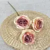 Gran Venta Procesando Color Café Materiales Florales para Salón de Bodas Arreglo Floral para Techo